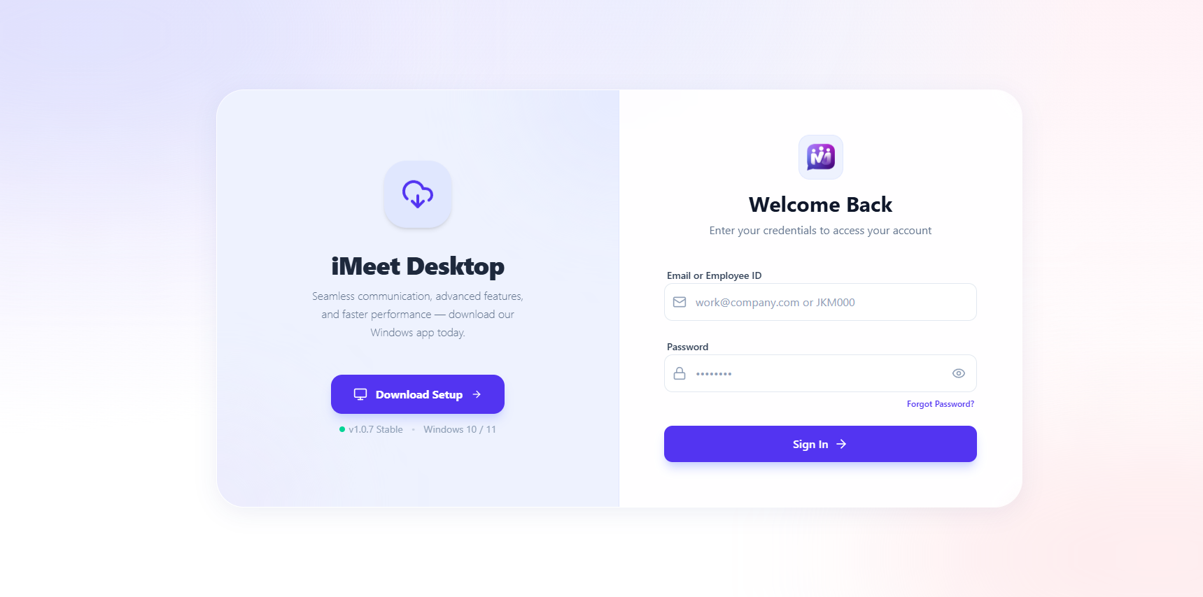 Imeet App Preview